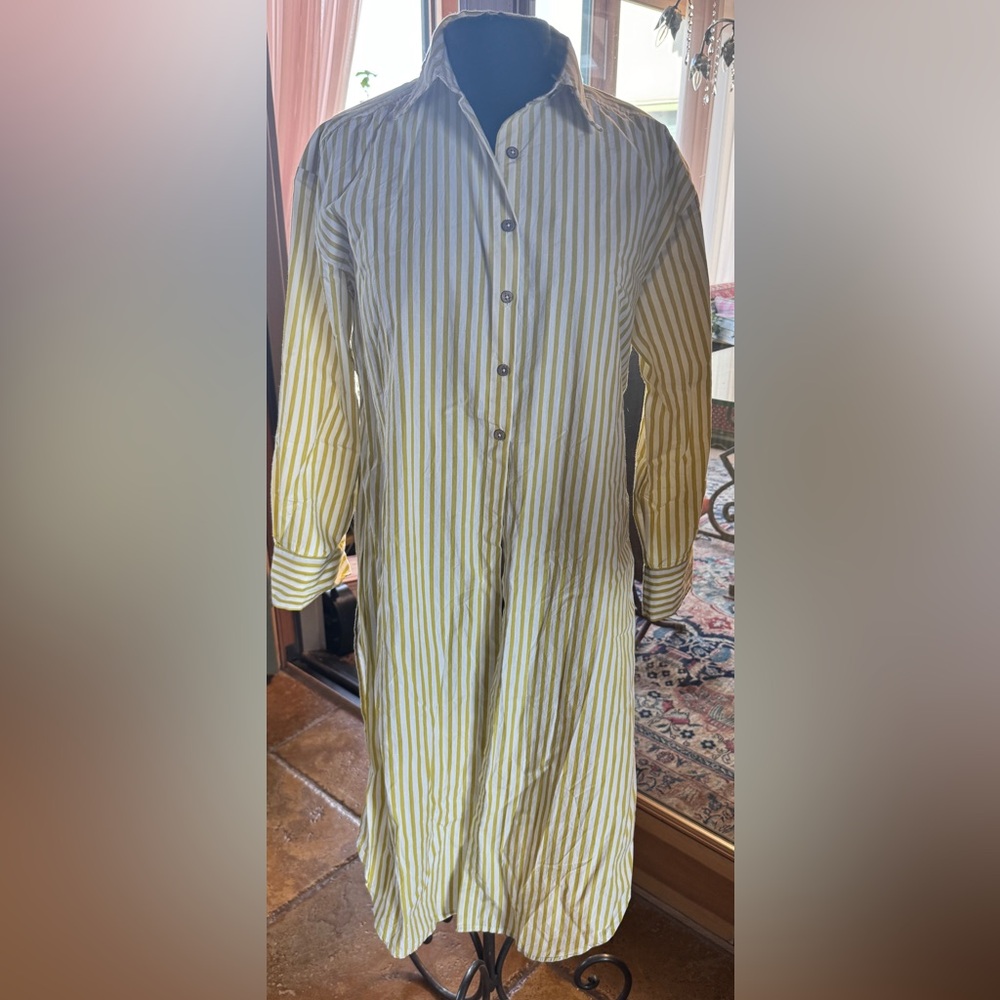 Free People Great Beach Cover - Up tie Shirt